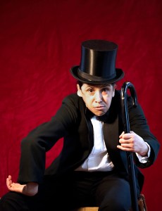 Kathryn Hunter in Kafka's Monkey at the Young Vic (photo by Tristram Kenton)