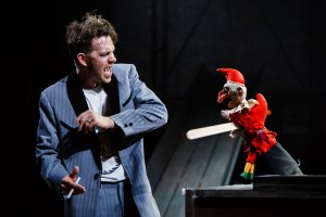 Dominic Marsh as Macheath in Dead Dog in a Suitcase (and other love songs) at Liverpool Everyman (c) Steve Tanner (2)