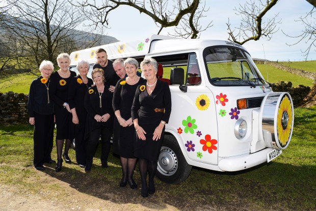 Gary Barlow, Tim Firth and the original Calendar Girls credit Matt Crockett