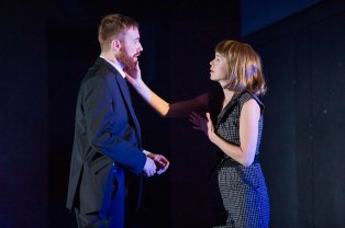John Heffernan (Macbeth) and Anna Maxwell Martin (Lady Macbeth) in Macbeth. Photo by Richard Hubert Smith (2)